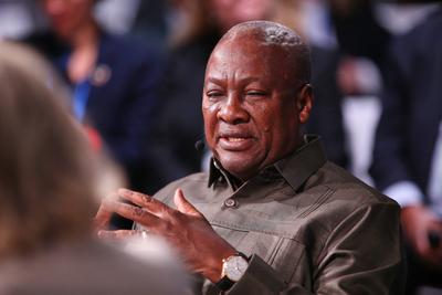 M?nchen, Bayern, Deutschland, 14.02.2025: Hotel Bayerischer Hof: M?nchner Sicherheitskonferenz 2025: John Dramani Mahama-stock-photo