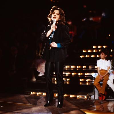 Marianne Rosenberg Marianne Rosenberg, deutsche Songwriterin, Schlager- und Pops?ngerin, singt in der ZDF Hitparade vom-stock-foto
