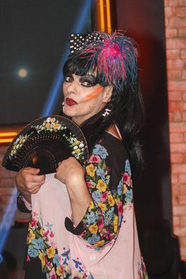 Catharina - Nina -Hagen deutsche Saengerin, Schauspielerin beim Phototermin zur ARD Rateshow Wer weiss denn sowas XXL - Das unvorstellbare Wissensquiz in der Studio Deko im Studio Hamburg Atelier A1 am Dienstag 04.09.2018 in Hamburg Sendedatum 29.09.2018 um 20:15 Uhr ARD HH Deutschland *** Catharina Nina Hagen German Saenger, Actress at Photo session to ARD Quiz show Who white because Sowas XXL the unimaginable Knowledge Quiz in the Studio Decoration at Studio Hamburg Studio A1 on Tuesday 04 09 2018 in Hamburg Submission Date 29 09 2018 at 20 15 Clock ARD HH Germany-stock-foto