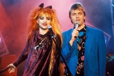 Total Normal - Hape Kerkeling und Nina Hagen-stock-foto