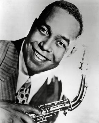 Publicity photo of Charlie Parker, circa 1945 File Reference 33636_928THA Hollywood CA USA PUBLICATIONxINxGERxSUIxAUTxO-stock-foto