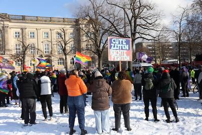 Winter-CSD in Potsdam-stock-photo