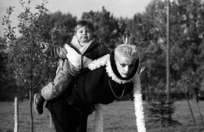 S?ngerin Nina Hagen mit Tochter Cosma Shiva-stock-foto