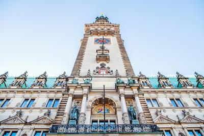 Rathaus Turm-stock-foto