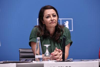 Dr. Felor Badenberg (Parteilos, Senatorin f?r Justiz und Verbraucherschutz), Pressekonferenz zum Sicherheitsgipfel u.a.-stock-photo