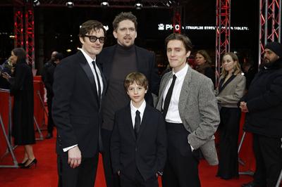 Sam Riley, Jan-Ole Gerster, Dylan Torrell, Jack Farthing-stock-foto