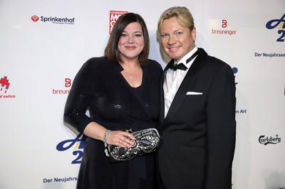 Katharina Fegebank mit Partner Mathias Wolff-stock-foto