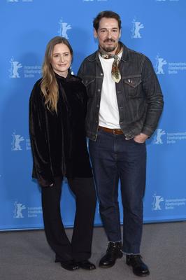 Julia Jentsch, Felix Kramer-stock-foto