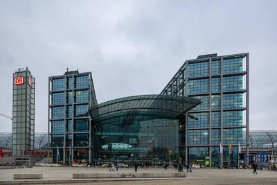 Berliner Hauptbahnhof, 05.02.2025-stock-photo