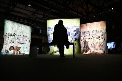 Afrika Ausstellung-stock-foto