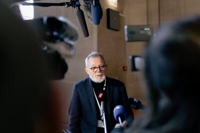 Trial of Mehdi Nemmouche for holding French journalists under the Islamic State in Syria-stock-foto
