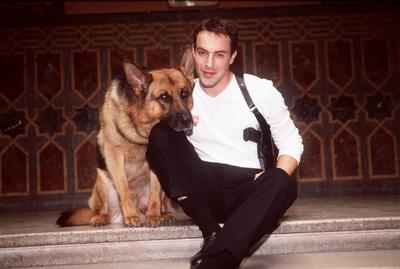 KOMMISSAR REX SAT 1 zeigt 10 neue Folgen der beliebten Krimi Serie um Brandtner GEDEON BURKHARD un-stock-foto