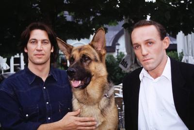 Kommissar Rex KOMMISSAR REX D 1994 TOBIAS MORETTI KARL MARKOVICS Stichwort Hund Sch?ferhund-stock-foto