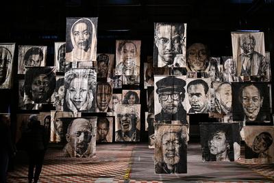 Afrika Ausstellung-stock-foto