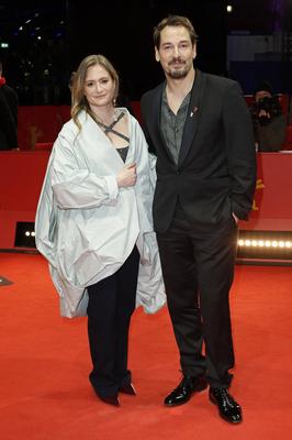 Julia Jentsch, Felix Kramer-stock-foto