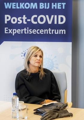 Queen M?xima visits post-COVID Expertise Center, Rotterdam, The Netherlands-stock-photo