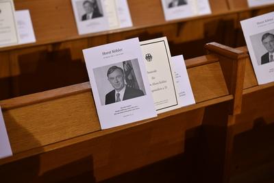 Abschied von Altbundespraesident Horst Koehler in Berlin-stock-photo