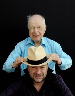 Peter and Simon Brook pose during the 69th Venice International Film Festival-stock-foto