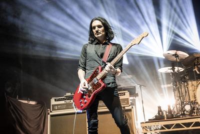 Placebo live in Oslo, Norway Oslo, Norway. 10th, October 2022. The English rock band Placebo performs a live concert at-stock-foto