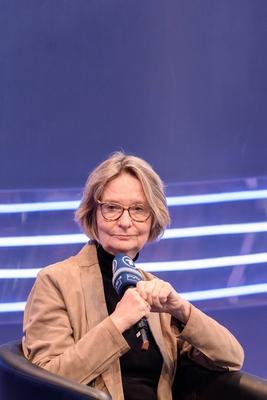 Leipziger Buchmesse Deutschland, Leipzig - 21/03/2019: Im Bild ist Kirsten Boie (Autorin) zu sehen. Leipzig Sachsen Deu-stock-foto