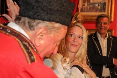 14.09.2021, Marchfelderhof/Deutsch-Wagram, LUGNEROFF GEISTREICHES pr?sentiert RICHARD LUGNER, Vodkamarke LUGNEROFF wird-stock-foto