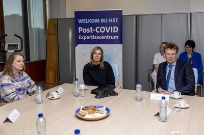 Queen M?xima visits post-COVID Expertise Center, Rotterdam, The Netherlands-stock-foto