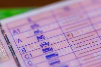 Symbolfoto Fuehrerschein-stock-foto