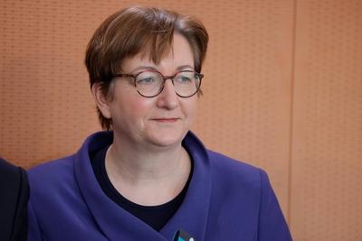 Klara Geywitz, Bundesministerin f?r Wohnen, Stadtentwicklung und Bauwesen , Deutschland, Berlin, Bundeskanzleramt, Das B-stock-foto