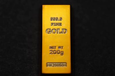 Goldbarren-stock-foto