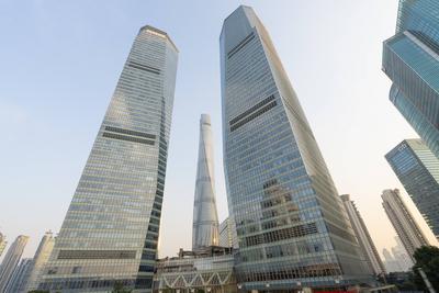 The Shanghai tower-stock-foto