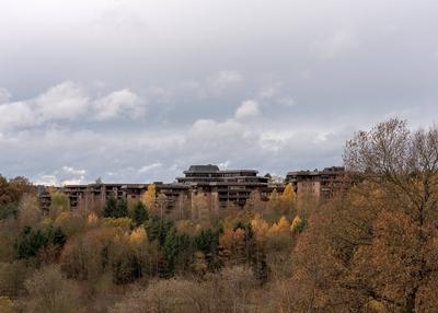 Zeugen Jehovas Jehovas s Witnesses 18 11 2016 Selters Taunus Blick auf den Taunus Wolken Wal-stock-foto