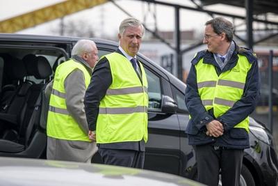 King Philippe visits John Cockerill headquarter-stock-foto