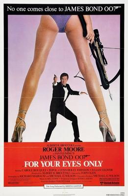 For Your Eyes Only 1981 Poster Hollywood CA USA PUBLICATIONxINxGERxSUIxAUTxONLY Copyright xHAx 313-stock-foto