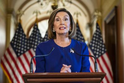 Bilder des Jahres 2019, News 09 September News Themen der Woche KW39 News Bilder des Tages Democratic Speaker of the Ho-stock-photo