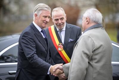 King Philippe visits John Cockerill headquarter-stock-foto