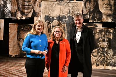 Bundesministerin Svenja Schulze-stock-foto