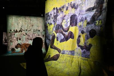 Afrika Ausstellung-stock-foto