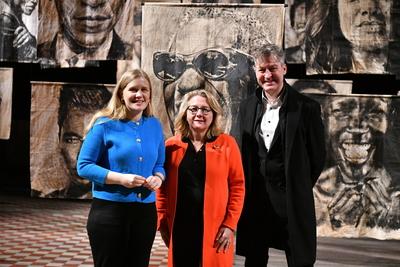 Bundesministerin Svenja Schulze-stock-foto