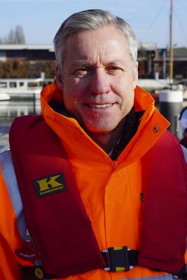Taufe des neuen Forschungsschiffes Vektor durch mit dabei Prof. Dr. Carlos Jahn Leiter des Fraunhofer Centrum f?r Maritime Logistik-CML am 20.02.2025 in Hamburg Das Fraunhofer Centrum f?r Maritime Logistik CML im Harburger Binnenhafen entwickelt innovative L?sungen f?r den maritimen Sektor, die weltweit eingesetzt werden HH Deutschland-stock-photo