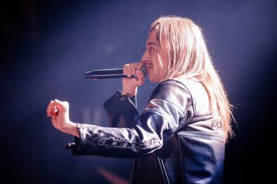Tommy Cash live in Copenhagen, Denmark Copenhagen, Denmark. 01st, May 2022. The Estonian rapper Tommy Cash performs a li-stock-foto