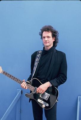 Der Musiker Wolf Maahn bei einem Auftritt am 15 08 1990 in K?ln-stock-photo