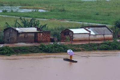 Flooding in Antananarivo, Madagascar-stock-foto