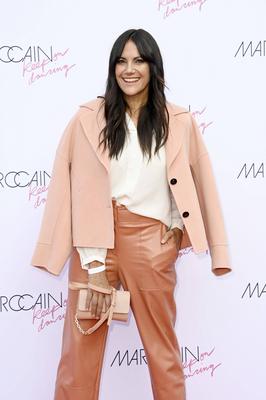 Bettina Zimmermann bei der Marc Cain Vernissage This world is a dancefloor. Keep on dancing im Rahmen der MBFW auf der-stock-foto