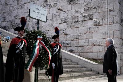 Rome, commemoration of ambassador Luca Attanasio.-stock-photo