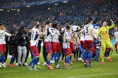 Fussball 2.Bundesliga, Hamburger SV - 1.FC Kaiserslautern-stock-foto