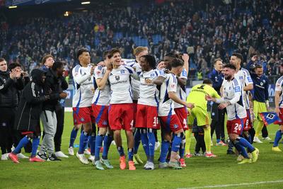 Fussball 2.Bundesliga, Hamburger SV - 1.FC Kaiserslautern-stock-foto