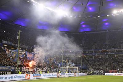 Fussball 2. Bundesliga Hamburger SV -  Kaiserslautern-stock-photo