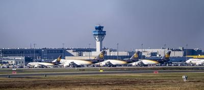 Flughafen CGN-stock-photo
