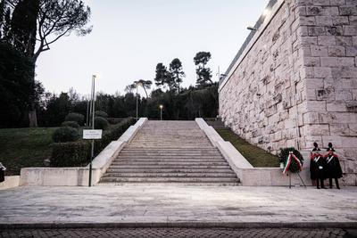 Rome, commemoration of ambassador Luca Attanasio.-stock-photo