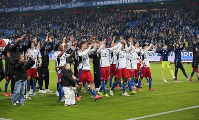 Fussball 2.Bundesliga, Hamburger SV - 1.FC Kaiserslautern-stock-foto